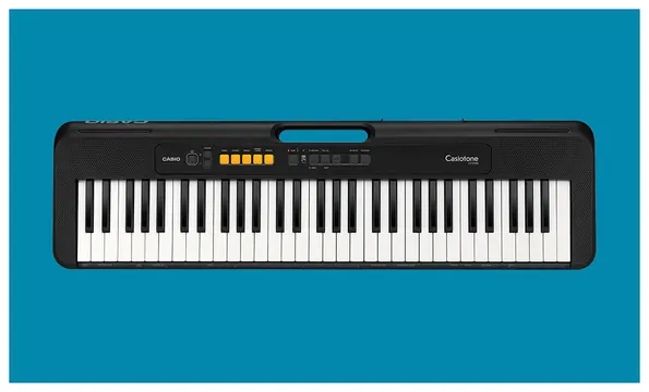 Casio CT-S100 Keyboard – 61 Tasten in Originalgröße, 122 Klangfarben, 61 Rhythmen