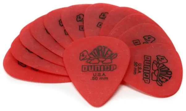 Dunlop 418P.50 Tortex Standard 0.50 Sachet De 12