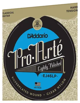 D'Addario EJ46LP Pro-Arte Composite Classical Guitar Strings, Hard Tension