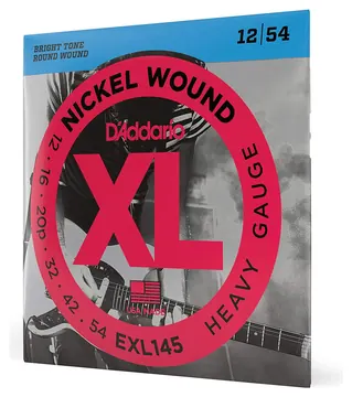 D'Addario EXL145 Heavy 12-54 Corde per Chitarra Elettrica Nickel
