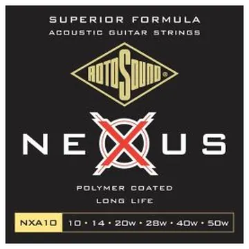 2 Sets of Rotosound Nexus Coated Acoustic Strings