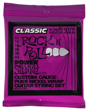 Ernie Ball 2250 Classic Pure Nickel Power Slinky | 011 - 048