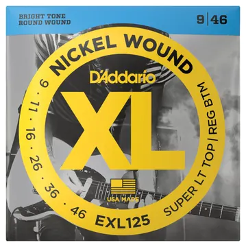 D`Addario D'Addario EXL125 Super Light Top/Regular Bottom - Corde Per Chitarra Elettrica