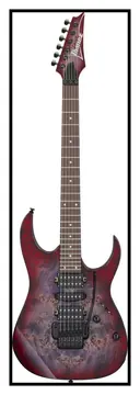 Ibanez rg470pbreb red eclipse burst chitarra elettrica