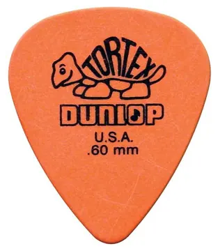 5 Stuks Dunlop Tortex Standard 0.60 mm Plectra