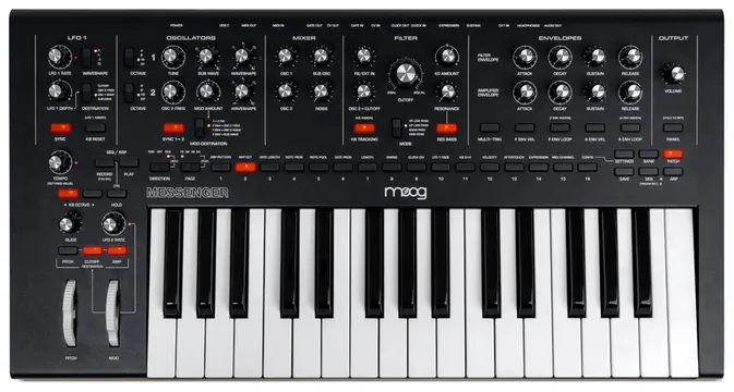 Moog MESSENGER Sintetizzatore professionale analogico monofonico a 32 tasti