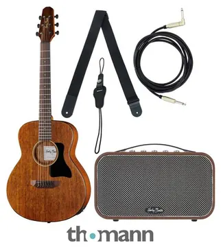 Harley Benton GS-Travel-E Mahogany Bundle