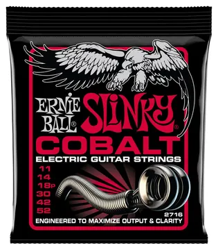Ernie Ball - 2716 Burly Slinky Cobalt Guitar 11-52