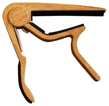 CLX Trigger Capo Light Wood Nylonstring