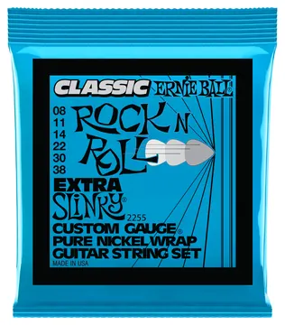 Electric Guitar Strings 8-38 Classic Rock N Roll Slinky Pure Nickel 100% Genuine