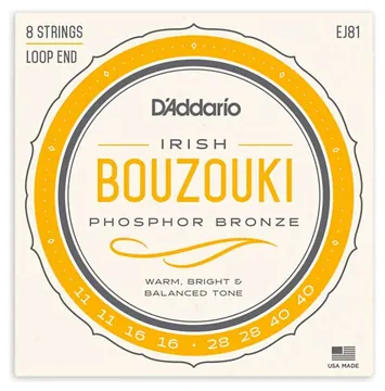 Jogo de Cordas DAddario EJ81 para Bouzouki Irlandês