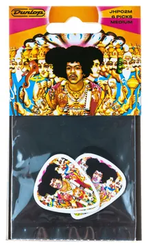 Dunlop JHP02M Mediator Jimi Hendrix Bold AS Love Medium Player (6)