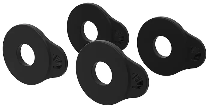 DAddario PW-FLSB-04BK Flex Lock Strap Block Gurtsicherung, schwarz