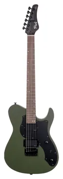Fgn J-Standard Iliad Dark Evolution 664 OPOG E-Gitarre inkl. Koffer, open pore olive green