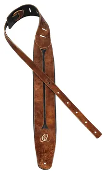 Ortega OSBS-1 Lederbassgurt (90mm) extra long, kastanie
