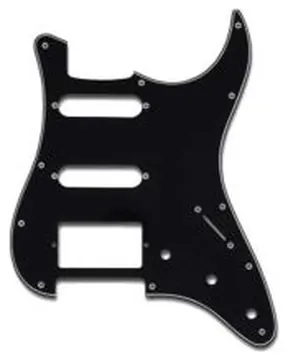 Soundsation PARTS SP-3B-SSH - Mascherina per Chitarra Stratocaster, 3 Strati, Black, Humbucker