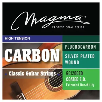 Magma Encordoamento Magma Coated Carbon para Violão de Nylon em Tensão Alta - GC120CED