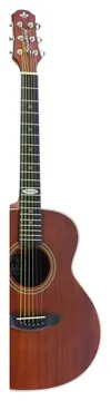 Strinberg SM200 MGS Black Series Artístico Mini de Aço C/ Afinador Mahogany Fosco
