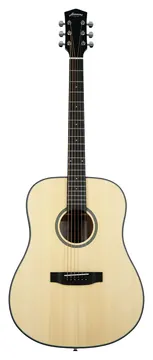 Harmony Foundation Series Terra ST Dreadnought Acoustic Guitar, Natural Satin