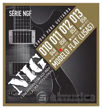 NIG Encordoamento NIG Guitarra Flat Wound NGF810 010-048