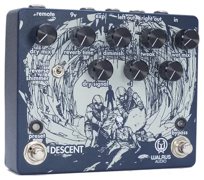 Walrus Audio Descent Reverb / Octave FX Pedal
