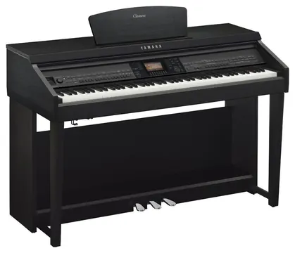 Yamaha CVP-701B Digitalpiano mit Begleitautomatik, schwarz satiniert, 267 Style
