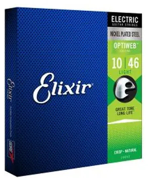 Elixir OPTIWEB Coated Electric Guitar Strings, 10-46, E19052