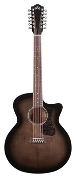 Guild F-2512CE "westerly" Guitare Folk 12 Cordes Electro Transblack