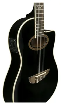 EKO Ranger Nxt Nylon CW EQ Black Chitarra Acustica Elettrificata Cassa Stretta Colore Nero