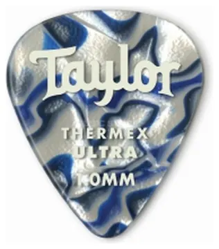 Taylor Premium 351 Thermex Ultra Picks 1.0 Blue Swirl 6-Pack