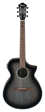 Ibanez AEWC11, Transparent Charcoal Burst - Nearly New