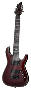 Schecter C-8 Hellraiser Black Cherry