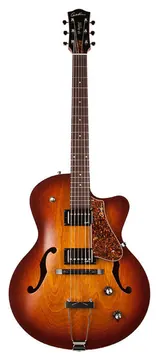 Godin 5Th Avenue Cw Kingpin II Hb Cognac Burst