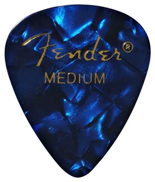Fender 351 Pick Premium Blue Moto Medium 12er