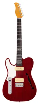 Sire Larry Carlton T7 Tm Lh Str Sc Rn See Through Red