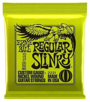 Ernie Ball 2221 Regular Slinky - Corde Per Chitarra Elettrica Nickel Wound 010/046