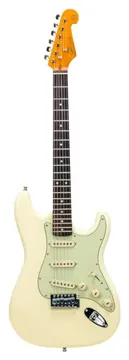 SX Stratocaster SST62+ Vintage Series Plus Vintage White
