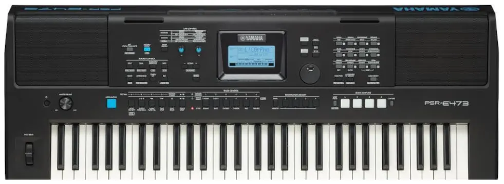 Yamaha Teclado Yamaha PSR-E473 Arranjador de 61 Teclas Preto C/ Fonte