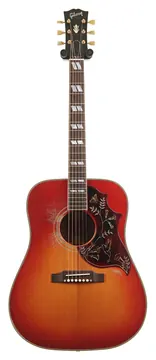 Gibson 1960 Hummingbird Heavy Aged Washed Cherry Sunburst #22905041