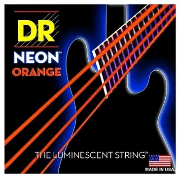 DR Strings NOB-45 Hi-Def Neon Orange 45-105