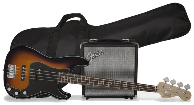 Fender Squier Affinity Series Precision Bass PJ Pack Brown Sunburst