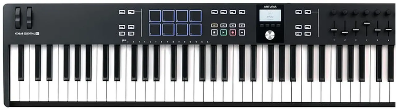 Arturia Keylab Essential 88 MK3 Black Tastiera Midi Usb 88 Tasti Colore Nero