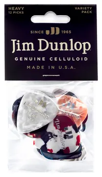 Dunlop Celluloïd Variety Pack 12 Mediators Heavy