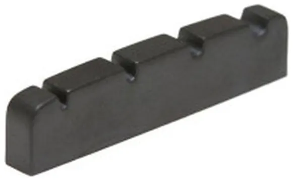 Graphtech Capotasto in Black Tusq con sedi per basso 4 corde - Serie Black Tusq XL - Lunghezza: 41,02mm - Spessore: 4,62mm - Al