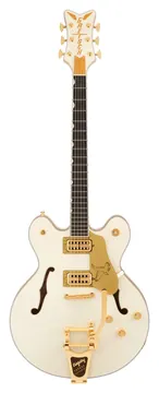 Gretsch Falcon Center Block LTD Bigsby and Gold Hardware EBO Vintage White