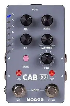 Mooer Cab X2 Stereo Cab Simulation Pedal
