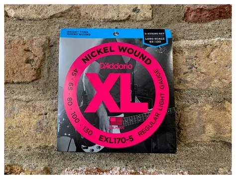 D'Addario XL EXL170-5 45-130 5-String Long Scale
