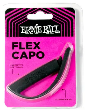 Ernie Ball 9645 Flex Capo Kapodaster, schwarz