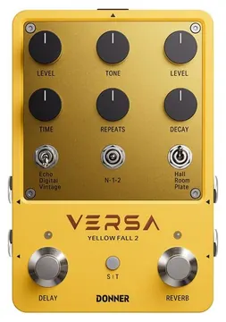 Donner Versa Yellow Fall 2 Delay & Reverb