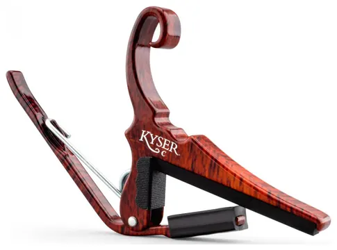 Kyser KGCRWA Rosewood Quick-Change Capo for Classical Guitar